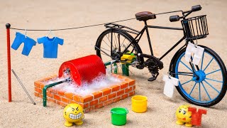 Diy construct handpump and washing machine science project