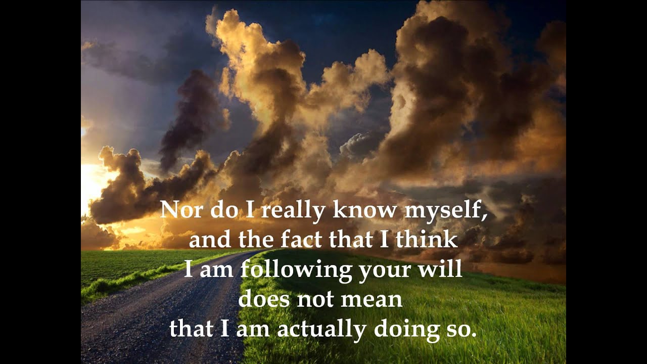 WHISPERS OF MY FATHER - A PRAYER OF TRUST by Thomas Merton - YouTube
