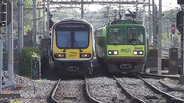 29000 Class Commuter and 8520 Class DART Trains - Connolly Station