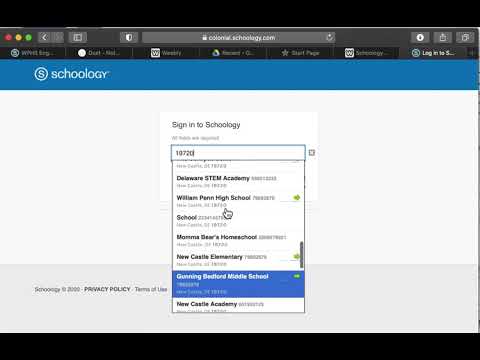 SSO schoology login from non district computer (my site)