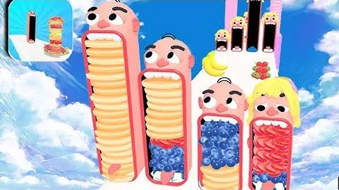 PANCAKE RUN! Game #5 All Levels Max Android,iOS Gameplay