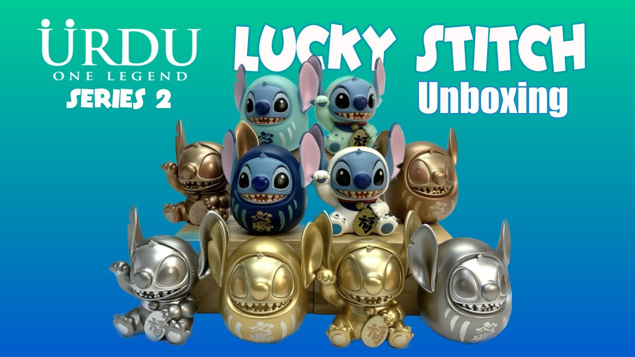 Urdu Disney Fukuheya Lucky Stitch Series 2 Figures Unboxing and