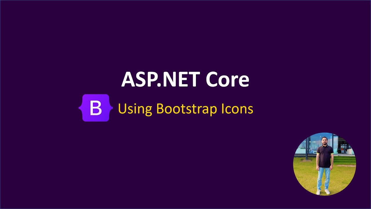 Using Bootstrap Icons - ASP.NET Core - YouTube