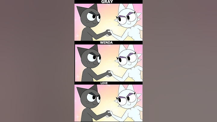 #sprunki #funny #wenda and #gray #shakehand #animation