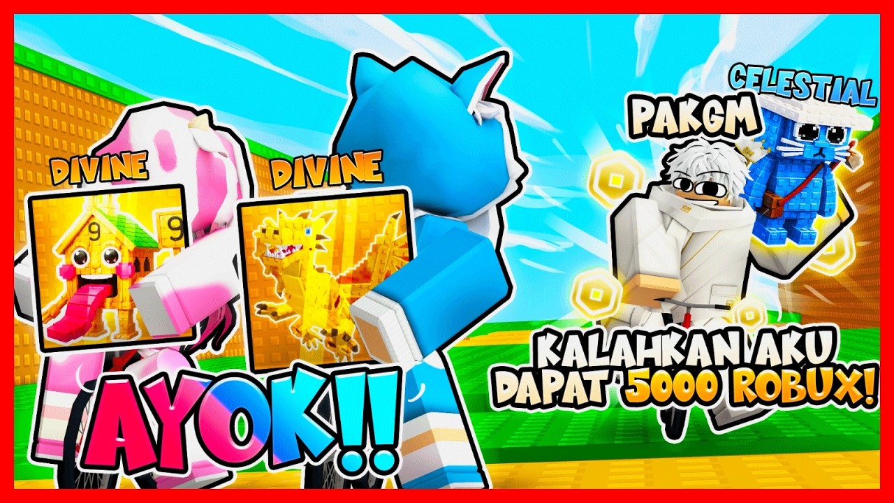 ATUN & MOMON PURA2 NOOB DAN DITANTANG @PakGM  !! KITA PRANK GUYS !! Feat @sapipurba Roblox