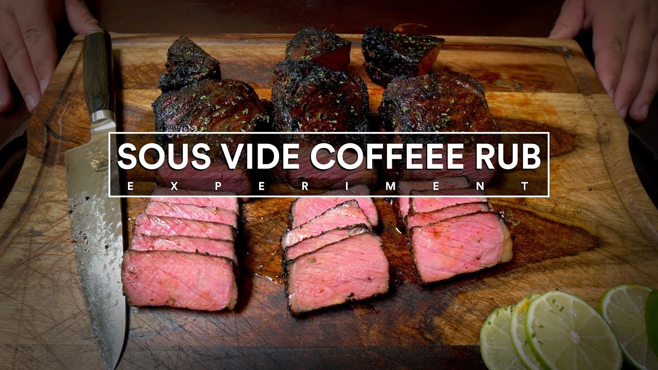 Sous Vide COFFEE RUB Steak Experiment! YouTube
