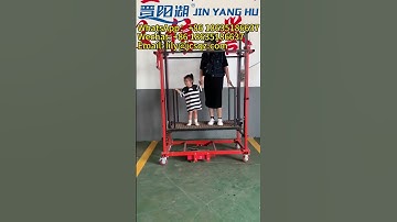 JIN YANG HU Electric Lifting Scaffolding Stable Lift Security Guaranteed  #scaffolding