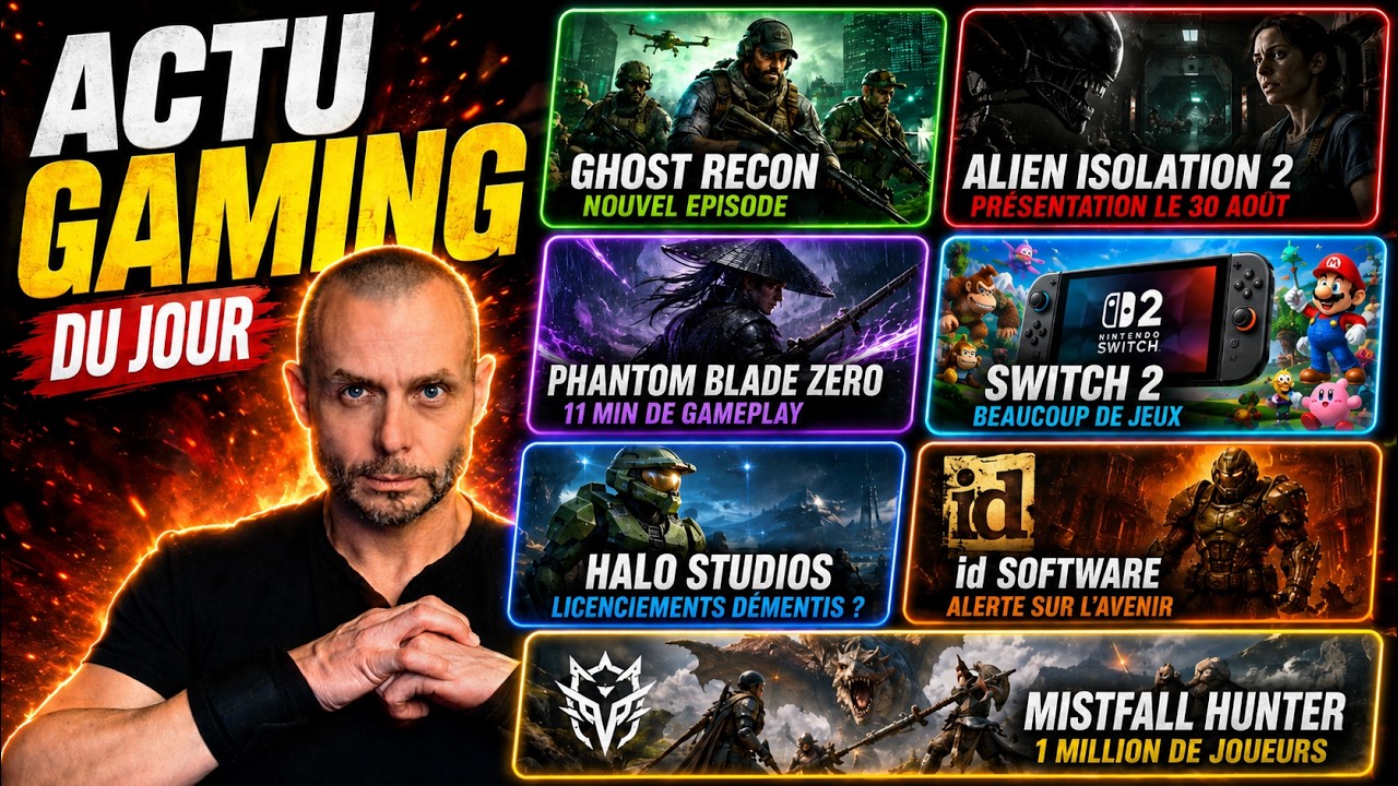 🔥ACTU GAMING DU JOUR (10 AOUT): Sony sous pression, pénurie mémoire, GTA V explose encore