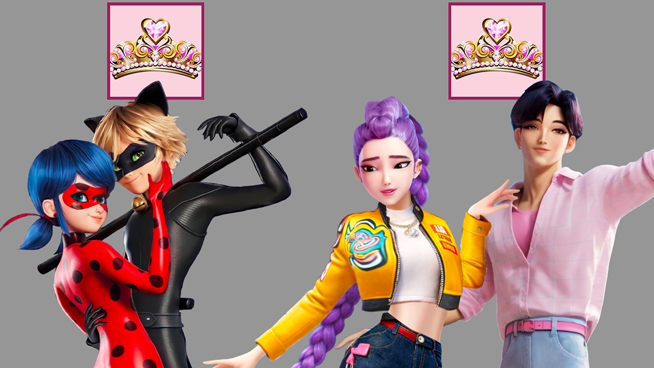 Epic Glow Up! Royal Couple Transformation | Rumi & Jinu vs Ladybug & Adrien