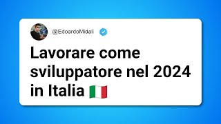 Cosa studiare per trovare LAVORO come SVILUPPATORE nel 2024 in ITALIA