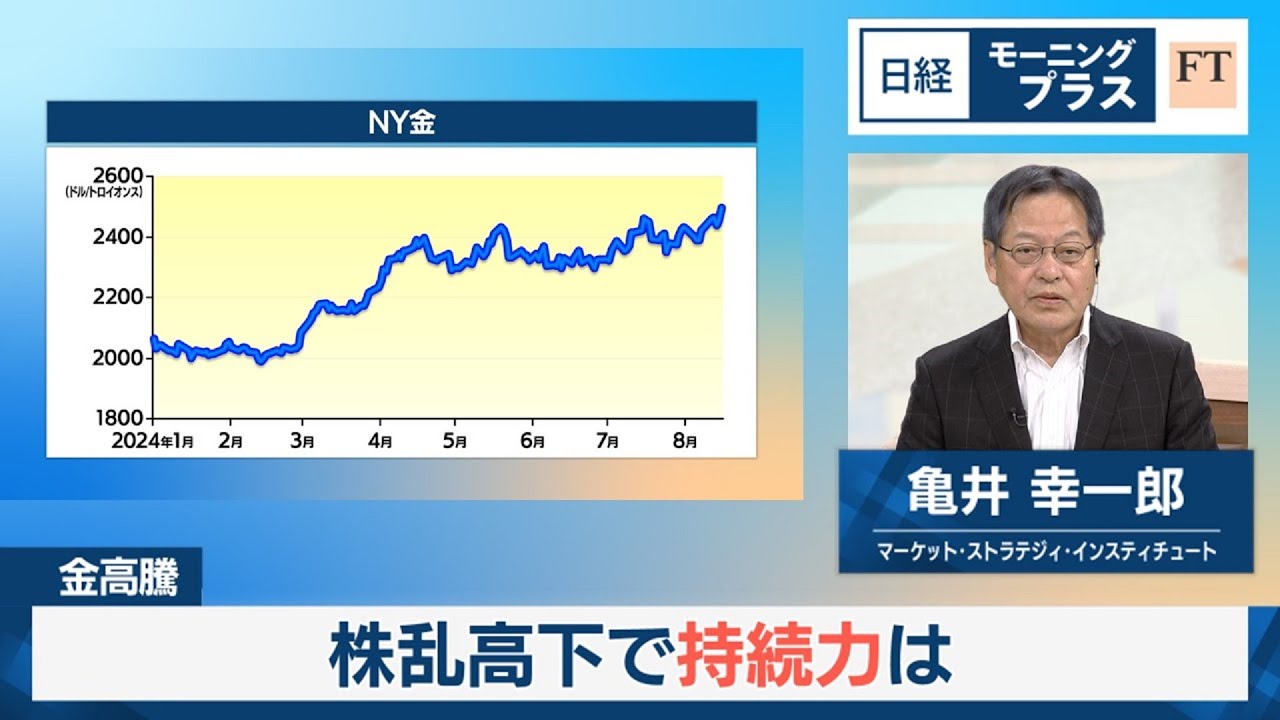 金高騰 株乱高下で持続力は【日経モープラFT】