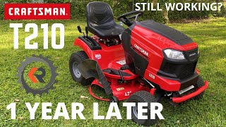 Craftsman T210  1 Year Review  ISSUES? How has it held up? Rumors Dispelled! T2200