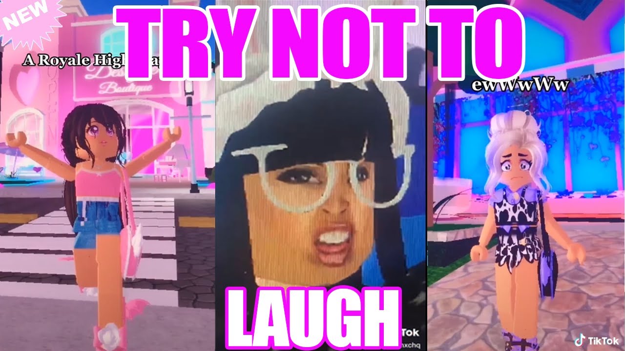 Royale High Tiktok Try Not To Laugh Youtube - roblox gamergirl tiktok