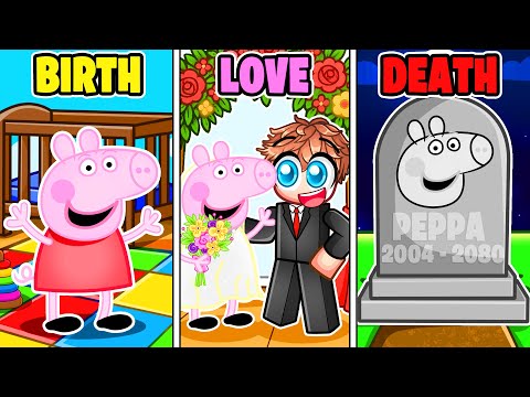 BIRTH To LOVE To DEATH Of PEPPA PIG In Roblox Snapchat