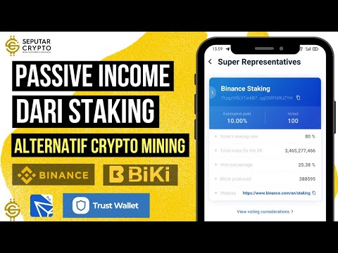 Passive Income Dari Staking Crypto di Tronlink Pro