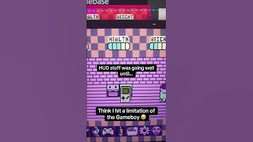 Herogotchi pt.19 - HUD Limitations #gameboy #gamedev #indiedev #gbstudio