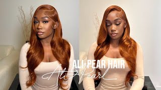 Beautiful Ginger Wig &amp; Side Part Installation | Alipearl Hair