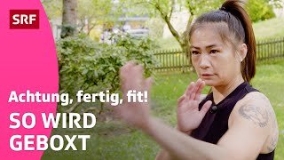 Einfache Boxübungen mit Aniya Seki | Achtung, fertig, fit! | Kindervideos | SRF Kids