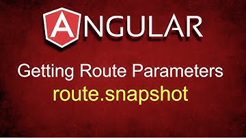 Angular:  Getting Route Parameters via route.snapshot
