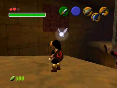 LoZ - Ocarina of Time - Infinite Superslide from Damage