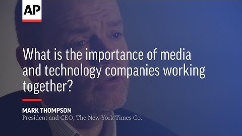 Mark Thompson -- Innovation at The New York Times