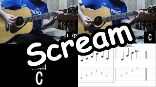 Download Lagu Dreamcatcher - Scream - Acoustic Guitar Cover Tutorial (드림캐쳐) MP3