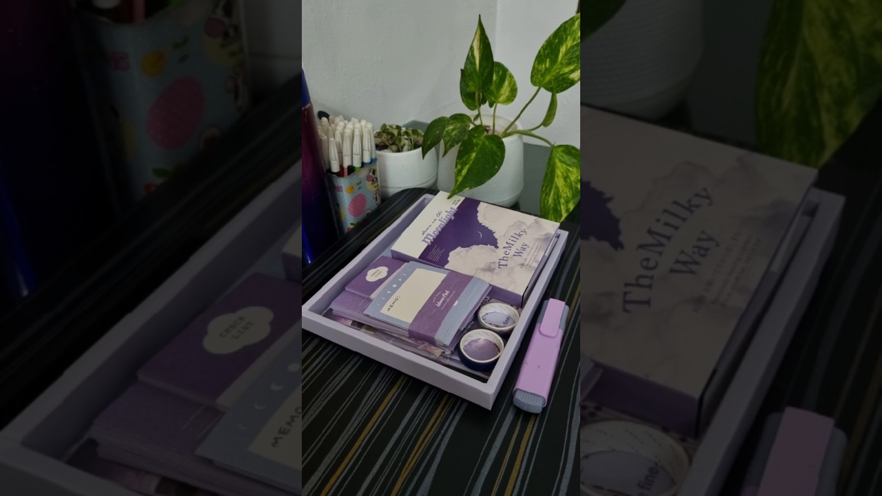 Unboxing a Purple Aesthetic Journaling Kit! 📖💜 