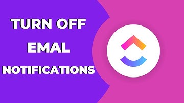 How to Turn off email Notifications on Clickup ? Clickup Tips