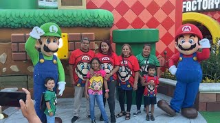 Mario & Luigi meet and greet fans in Super Nintendo World at Universal Studios Hollywood LA