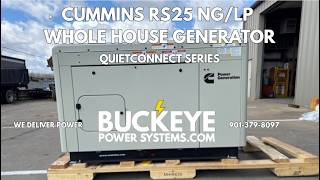 Cummins 25kW RS25 Home Generator A051Y239 – Buckeye Power Systems