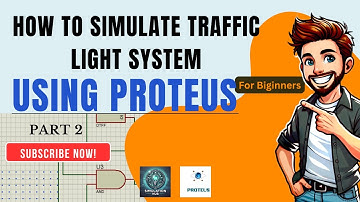 Proteus Simulation | Traffic Light Control System Using D-Type Flip-Flops and AND Gates | Tutorial 2