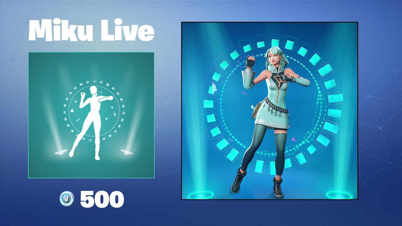 Miku Live | Fortnite Emote