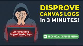 Accused of Cheating on Canvas Quiz Log Defense Guide