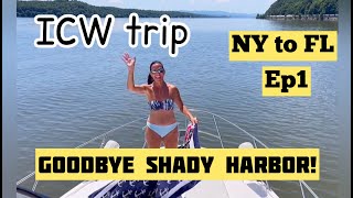 ICW Boat trip - NY to Florida Ep.1 - Hudson River