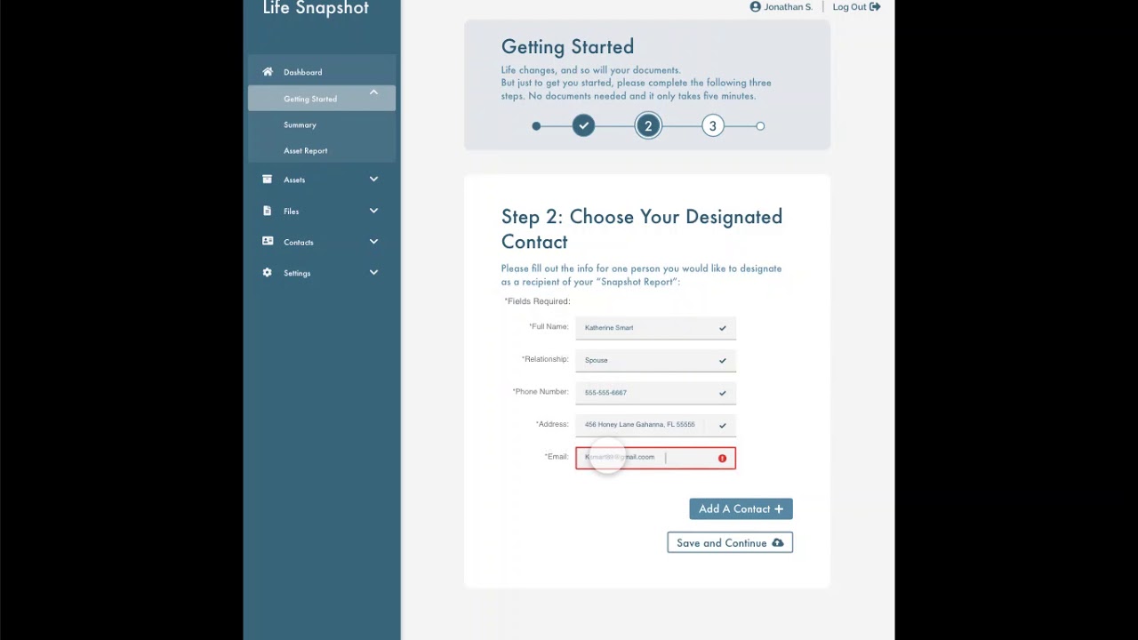 Life Snapshot Example Life Snapshot - Get Started in 1-2-3 Easy Steps - YouTube