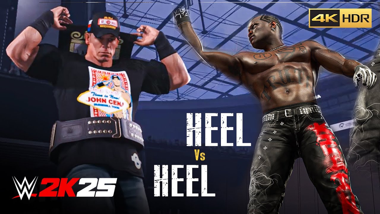 WWE 2K25 - Heel John Cena Vs Ron Killings (R-Truth) LAST MAN STANDING Match at WrestleMania 41 [4K]