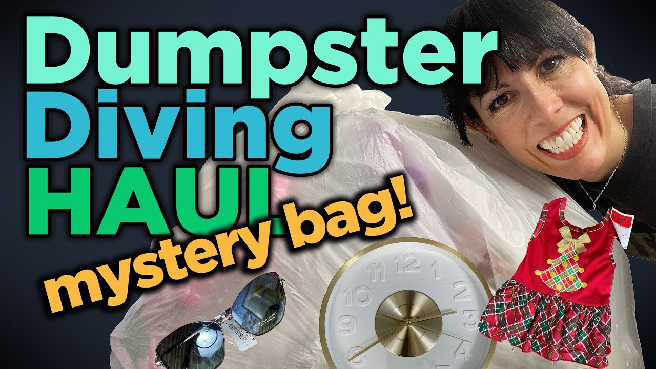 Large Mystery Bag, Loaded With Surprises! Dumpster Diving At Burlington [2023]