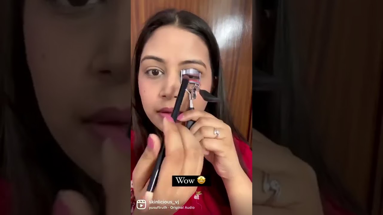 Trying the viral eye liner hack! 