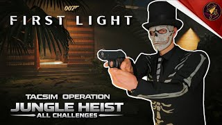 007 First Light TacSim - Jungle Heist - All Challenges | Operations | Walkthrough