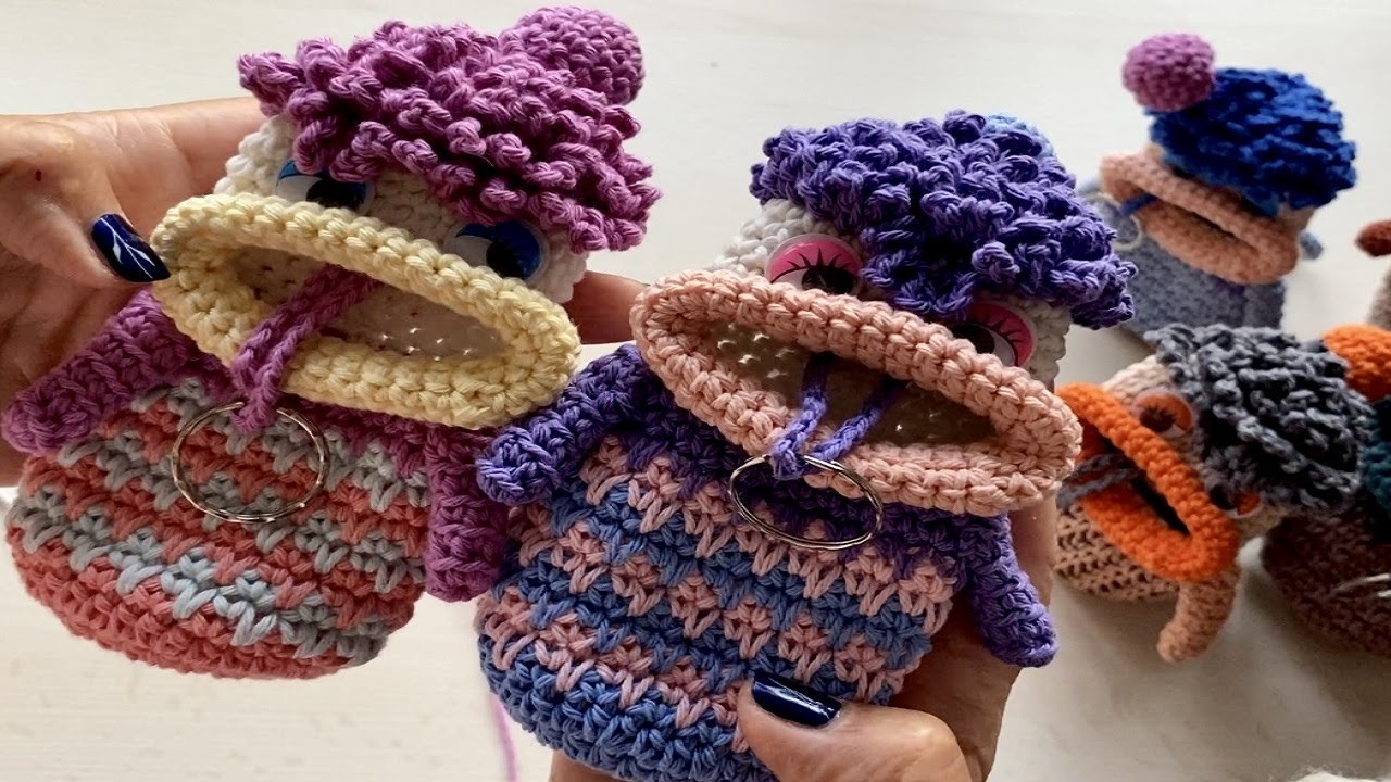 LLAVERO AMIGURUMI BOCAZAS - TUTORIAL CROCHET