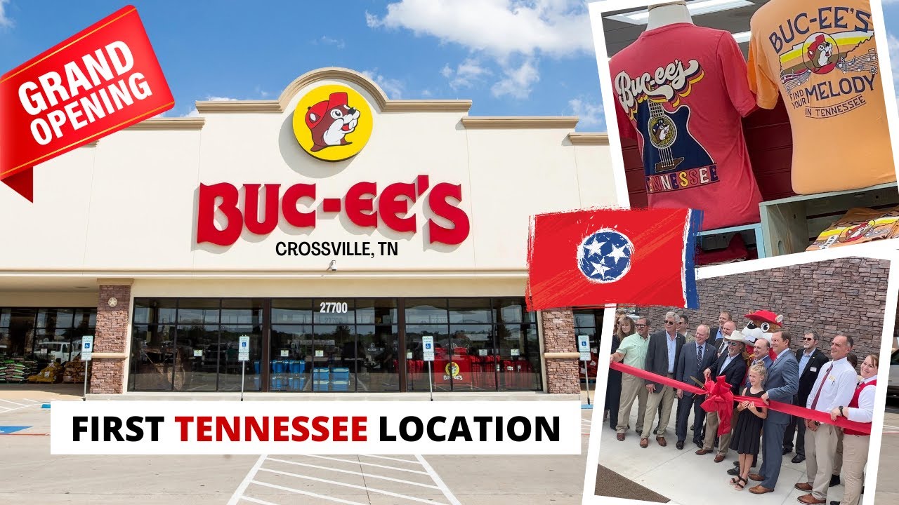 Grand Opening Of The First Bucee's In Tennessee (Crossville) YouTube