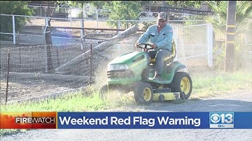 Red Flag Warning Going Into Effect Over Weekend