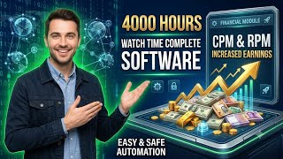 YouTube Watch Time & CPM Software | Automated WatchTime Tool 2026 screenshot 3