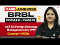 CAIIB BRBL 2026 | BRBL Module B | Act 22: Foreign Exchange Management Act, 1999 | Nikkita Mam