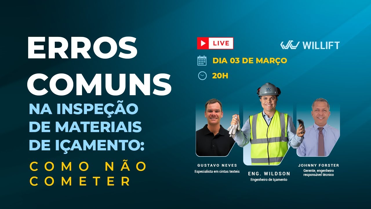 Erros Comuns na Inspeção de acessórios de Içamento