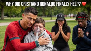 Did you now why Cristiano Ronaldo decide to help cancer patients?" ❤️