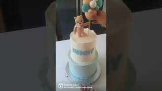 Teddybear babyshower cake