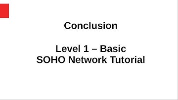 09 Conclusion - SOHO Network Tutorial: Level 1 - Basic