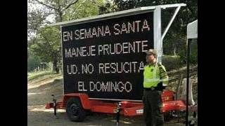 Maneje con prudencia en semana santa.