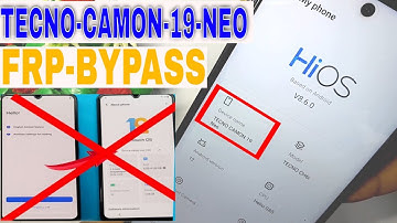 Tecno Camon 19 Neo  Google Account Bypass  | Tecno Camon 19 Neo (Ch6i) Frp Bypass Android 12